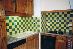 Cuisine mosaïque & granit